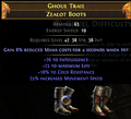 An example of a boots enchantment