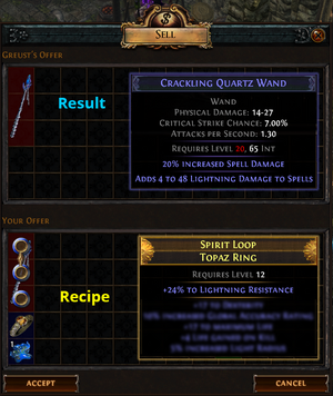 first weapon enchant of 2x